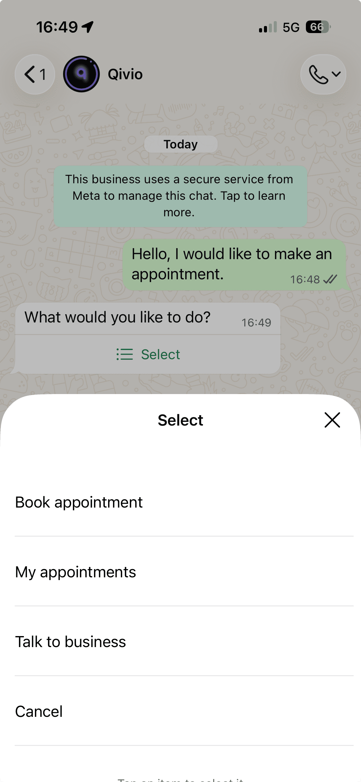 Qivio Mobile Screen 1